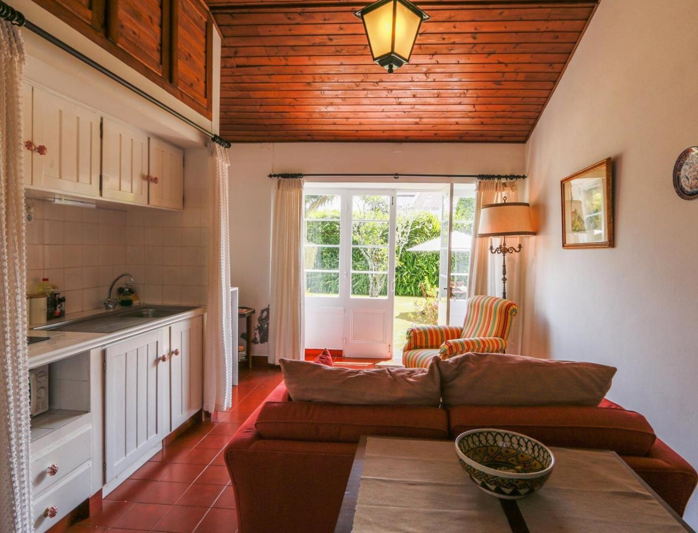 One bedroom Cozy Apartment w unique Garden Furnas  Extérieur photo